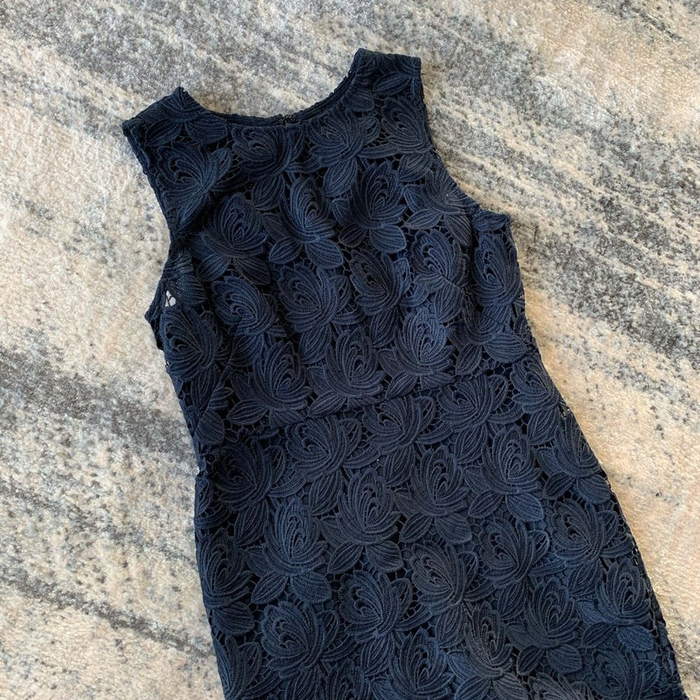 🎉 HP Ann Taylor LOFT Petite Lace dress